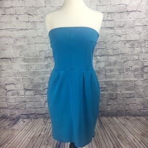 Express Teal Tube Dress